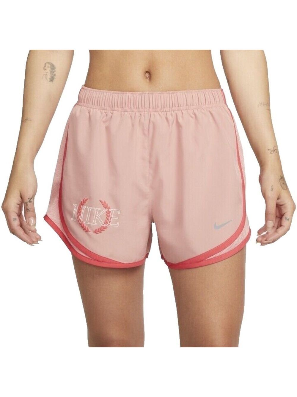 Nike Tempo Dri-FIT Running Shorts Pink Coral Victory Graphic Women’s M